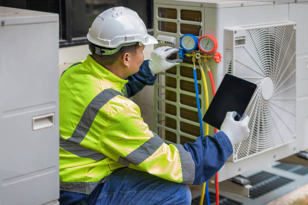 Professional Air Duct Cleaning technician working in Nokomis, FL